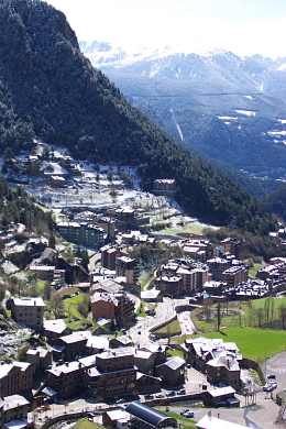 El pueblo de Arinsal, Andorra